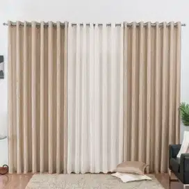 Jual gordyn gorden murah vertikal roll blind jasa wallpaper dinding vi