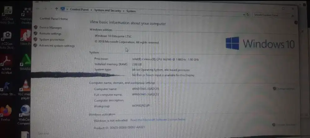 Motherboard lenovo ideapad 300 14 celeron n3150 normal Garansi
