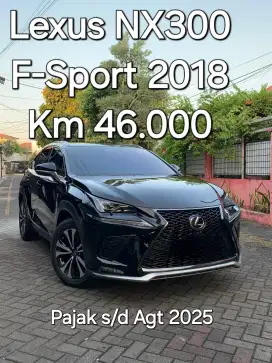 [CASH] Lexus NX300 F-Sport 2018 Black Seperti Baru