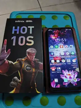 Infinix Hot 10s Biru. 4GB/64GB