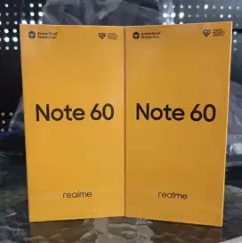 Murah new Realme Note 60 4/64 & 6/128 resmi, bs kredit/bs TT