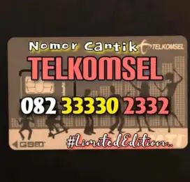 (bisa COD) nomor CANTIK kartu TELKOMSEL simPATI Rapi Minimalis 2332