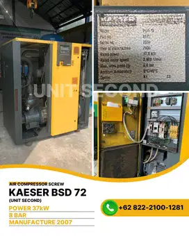 Kompresor Screw KAESER BSD 72 37 kW 50 Hp 8 Bar