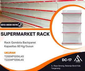 Rak Supermarket/ Rak Besi/ Rak 4 Backpanel