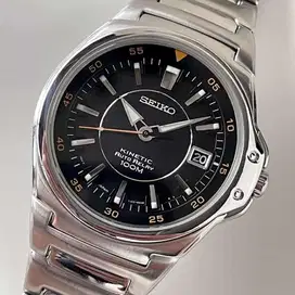 Jam Tangan Seiko Kinetic Auto Relay SMA227 Original Resmi