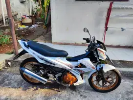 JUAL SANTAI SATRIA FU 2015 AKHIR WHITE FIGHTER SPECIAL EDITION