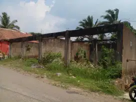 Dijual cepat Tanah dengan bangunan setrngah jadi