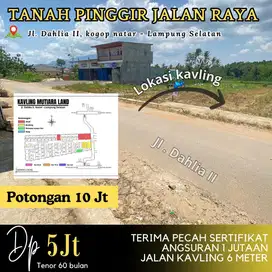 KAVLING MURAH PINGGIR JALAN UTAMA