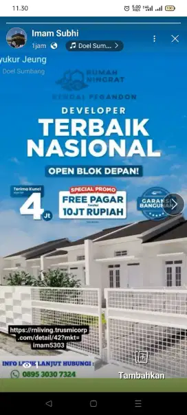 RUMAH SUBSIDI MURAH dan BERKUALITAS