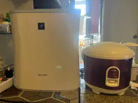 Dijual Air Purifier, Penanak Nasi dan Blender