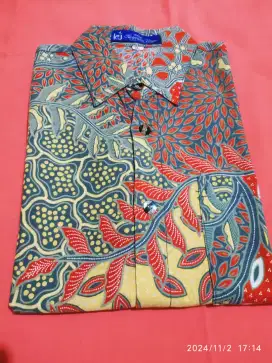 Kemeja batik anak (Kencana Ungu)