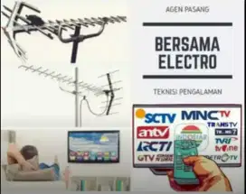 Teknisi Pemasangan Baru Antena TV Digital Bergaransi