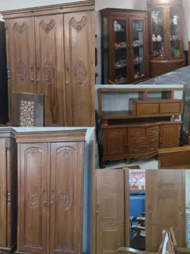 Lemari kayu 100% Jati asli