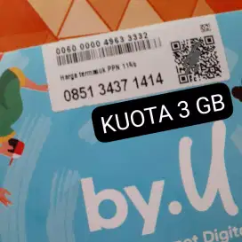 KARTU G ADA HANGUSNYA 3 GB PERDANA By U ADA KUOTA 7 GB .