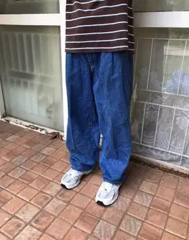 Baggy jeans / Blue jeans ballon pants