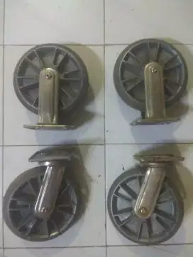 Roda besi stainless kuat kokoh 4 ea (1set)harga cuci gudang murah