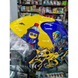 Helm Half Face sudah ada fisor