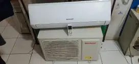 ac split sharp 1/2pk dan 1pk ori