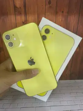 HP IPHONE 11 INTER 64GB SECOND MURAH TERDEKAT BEKAS MULUS WARNA YELLOW