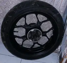 Velg 17inch untuk motor dengan ban lebar
