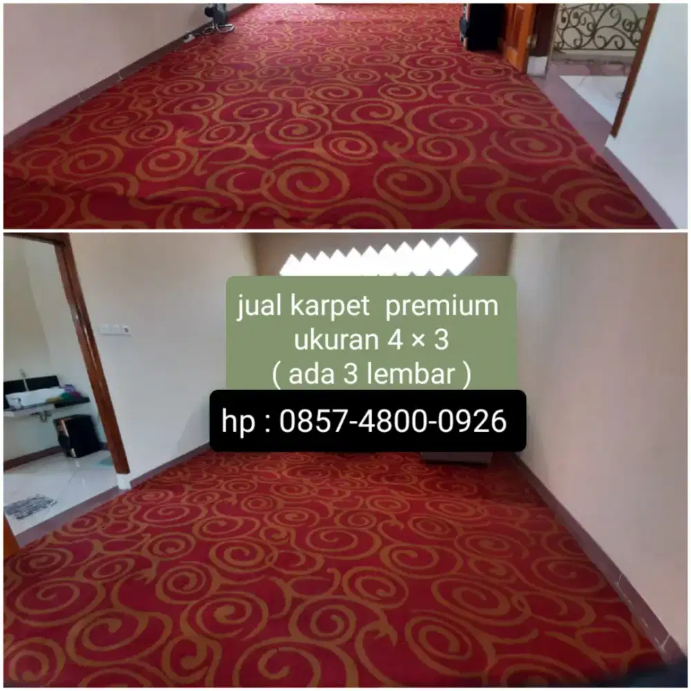 Dijual karpet premium + rumput sintetis