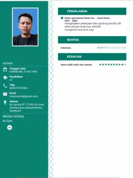 mencari pekerjaan sebagai driver