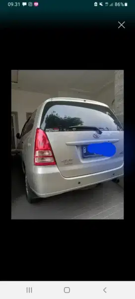 Innova type G 2005 warna silver