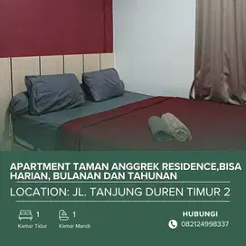 Apartment Taman Anggrek Residence,BIsa Harian, Bulanan dan Tahunan