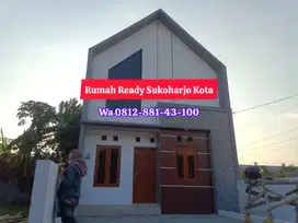 JUAL RUMAH READY DI TIMUR GOR MERDEKA JOMBOR SUKOHARJO KOTA