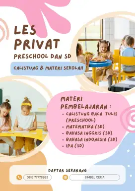Kursus preschool Calistung