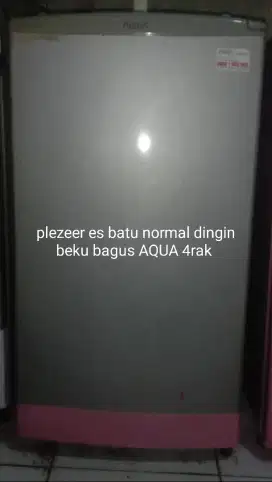 Plezeer es batu 4rak normal dingin bagus beku aqua