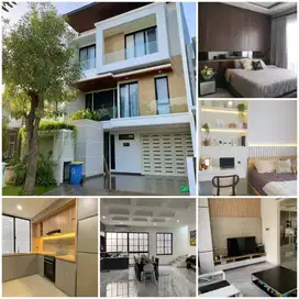 Dijual Cepat Rumah Modern Tropis Minimalis Pakuwon Indah Mansion