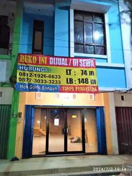 RUKO DI JUAL / DI SEWA