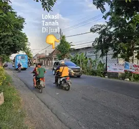 Termurah tanah pinggir jalan raya benjeng gresik