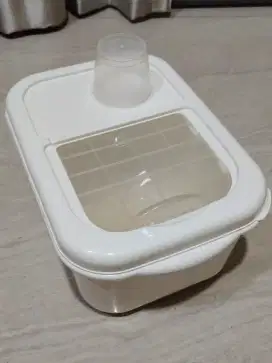 Box Beras Ukuran 5 Liter Warna Putih Aesthetic