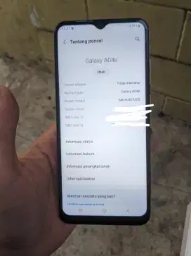 Samsung a04e no minus