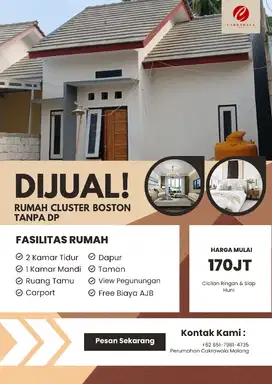 Rumah Idaman di Perumahan Cakrawala Malang, Harga Subsidi Menanti