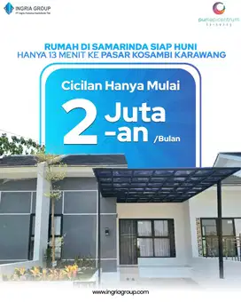 PURI EPICENTRUM KARAWANG RUMAH SIAP HUNI DP2.5 JT DI KARAWANG FREE AC