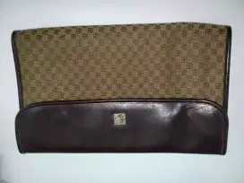 Clutch Elegance Mix Kulit Canvas