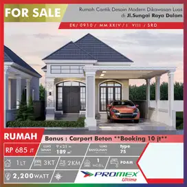 Rumah Cantik Design Modern Di Area Serdam