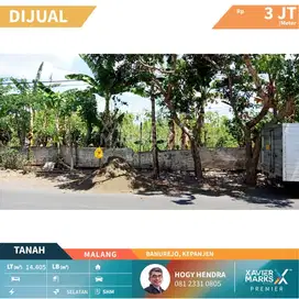 DIJUAL TANAH KAVLING cocok buat Perumahan/Komersial di Kepanjen,Malang