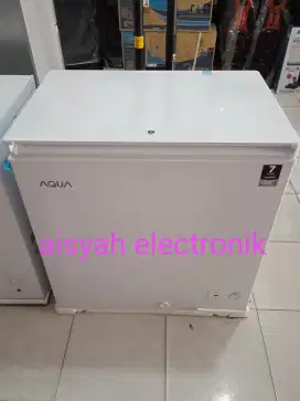 PROMO CHEST FREEZER 200 LITER AQUA KAPAN TERBARU 2024 GARANSI 7 TAHUN