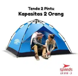 TENDA CAMPING OTOMATIS SPEEDS 2 PINTU 018-3 + FREE TAS