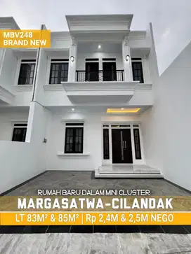 MBV248 Rumah 2,5 Lt + Rooftop Ready Stock dalam Cluster di Cilandak