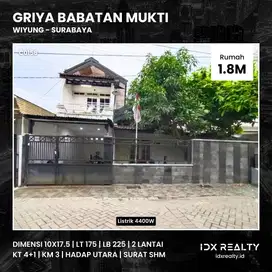 JUAL RUMAH Griya Babatan Mukti Wiyung Surabaya SHM Siap Huni Lebar 10