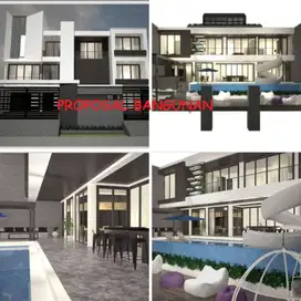 Rumah pantai mutiara private dermaga luas 472 m , shm murni