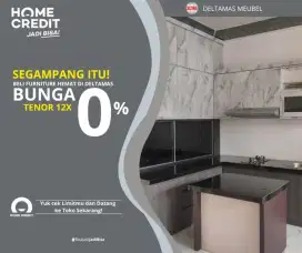 Kitchen Set Bisa Kredit Bunga 0%