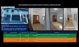 KOST ANNISA KHUSUS PUTRI (MAHASISWI/KARYAWATI)