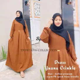 Gamis Yuana Crinkle