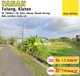 Dijual Tanah di Tulung Klaten